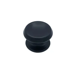 Sale Hardwarexchange Bouton tirant de porte fixe D80 mm en aluminium Noir - breveté - lot de 6 boutons