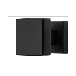 Discount Hardwarexchange Boutons, Lot de 32, rosace carrée A CLIPSER, finition noir garantie 5 ans, pour porte intérieure sans clé.