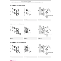 Discount Hardwarexchange Boutons, Lot de 32, rosace carrée A CLIPSER, finition noir garantie 5 ans, pour porte intérieure sans clé.