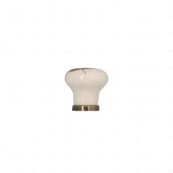 Hardwarexchange Boutons pour meubles en zamac et Porcelaine Diamètre 28 Florence antique, Lot de 6