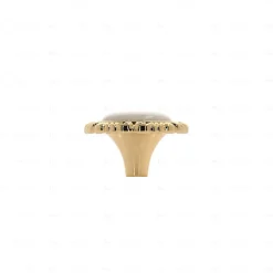Hardwarexchange Boutons pour meubles en zamac et Porcelaine Diamètre 41 plaqué or* Bouton De Meuble