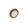 Clearance Hardwarexchange Boutons pour meubles en zamac et Porcelaine Diamètre 41 Florence antique