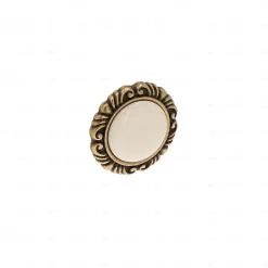 Clearance Hardwarexchange Boutons pour meubles en zamac et Porcelaine Diamètre 41 Florence antique