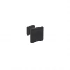 Best Hardwarexchange Boutons pour meubles en zamac Diamètre 24 x 24 Vernis noir mat