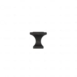 Best Hardwarexchange Boutons pour meubles en zamac Diamètre 24 x 24 Vernis noir mat