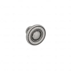Discount Hardwarexchange Boutons pour meubles en zamac Diamètre 35 Vieil argent brillant