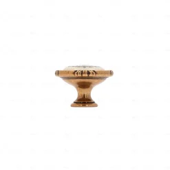 Hardwarexchange Boutons pour meubles en zamac et Porcelaine Diamètre 38 orvale* Bouton De Meuble
