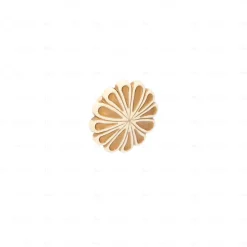 Sale Hardwarexchange Boutons pour meubles en zamac Diamètre 35 x 23 Patine royale en or ivoire, Lot de 6