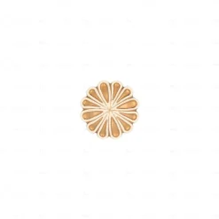 Sale Hardwarexchange Boutons pour meubles en zamac Diamètre 35 x 23 Patine royale en or ivoire, Lot de 6