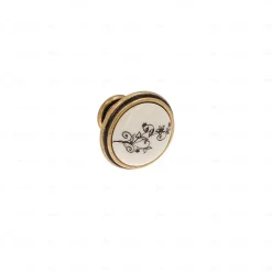 Hardwarexchange Boutons pour meubles en zamac et Porcelaine Diamètre 35 Florence antique* Bouton De Meuble