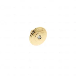 Hardwarexchange Boutons pour meubles en zamac et cristal Diamètre 30 plaqué or* Bouton De Meuble