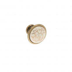 Hardwarexchange Boutons pour meubles en zamac et Porcelaine Diamètre 34 Florence antique* Bouton De Meuble