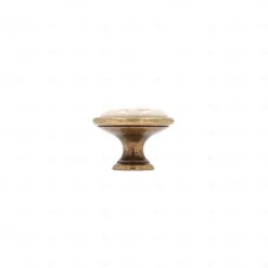 Hardwarexchange Boutons pour meubles en zamac et Porcelaine Diamètre 34 Florence antique* Bouton De Meuble