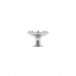 Hardwarexchange Boutons pour meubles en zamac et cristal Diamètre 32 chrome poli* Bouton De Meuble