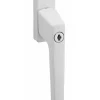 Clearance Thirard Béquille à clé pour fenêtre, avec vis de pose, blanc, 1 clé -