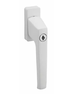 Clearance Thirard Béquille à clé pour fenêtre, avec vis de pose, blanc, 1 clé -