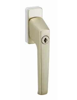 Discount Thirard Béquille à clé pour fenêtre, avec vis de pose, couleur F2, 1 clé -