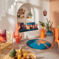 Atmosphera Créateur D'Intérieur Cactus déco extérieur Milo H.75cm magnésie orange - Atmosphera* Lettre Décorative
