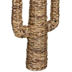 Atmosphera Cactus en jacinthe L.36,5 x H.75 x 16,5 cm* Statue Décorative