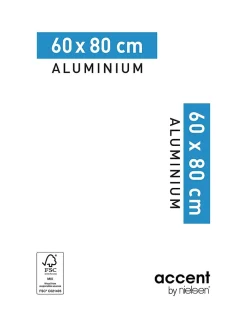 Nielsen Cadre Accent aluminium or mat l.60 x H.80 cm* Cadre 60 X 80 Cm|Cadre