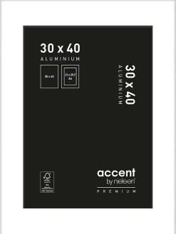 Discount Nielsen Cadre Accent Premium noyer l.30 x H.40 cm