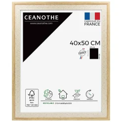 Ceanothe Cadre bois Palma nature l.40 x H.50 cm* Cadre 40 X 50 Cm