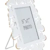 Mauro Ferretti Cadre en métal blanc 25x14,5x27,7 cm* Cadre 13 X 18 Cm