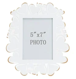 Mauro Ferretti Cadre en métal blanc 25x14,5x27,7 cm* Cadre 13 X 18 Cm