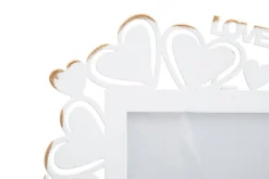 Mauro Ferretti Cadre en métal blanc 25x14,5x27,7 cm* Cadre 13 X 18 Cm