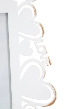 Mauro Ferretti Cadre en métal blanc 25x14,5x27,7 cm* Cadre 13 X 18 Cm