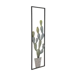 Mauro Ferretti Cadre en métal Cactus 31x2.5x90 cm* Objet Décoratif Mural