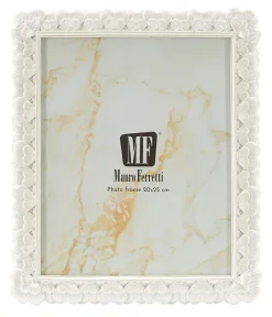 Clearance Mauro Ferretti Cadre en résine argentée 25,3x1,8x30,5 cm (mesure interne 20x25 cm)
