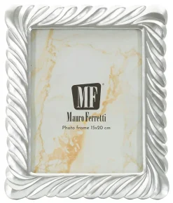 Best Mauro Ferretti Cadre en résine argentée 21,3x1,5x26,3 cm (mesure intérieure 15x20 cm)