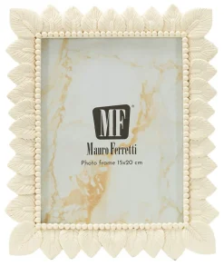 Outlet Mauro Ferretti Cadre en résine crème 21,3x1,7x26,5 cm (mesure interne 15x20 cm)