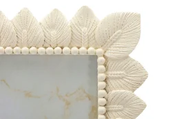 Outlet Mauro Ferretti Cadre en résine crème 21,3x1,7x26,5 cm (mesure interne 15x20 cm)