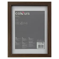 Colours Cadre Erina noyer l.21 x H.29,7 cm* Cadre 21 X 29,7 Cm - A4