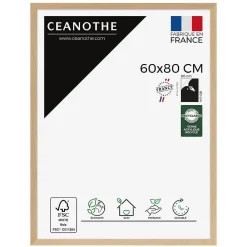 Online Ceanothe Cadre photo tara 60x80 cm Fabriqué en France