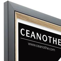 New Ceanothe Cadre photo actual bois noir 30x40 cm Fabriqué en France