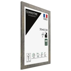 Sale Ceanothe Cadre photo alizée brun 30x40 cm Fabriqué en France