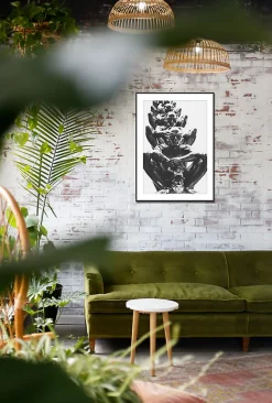 Clearance Nielsen Cadre photo aluminium noir Accent l.50 x H.70 cm