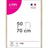 Cadre photo Croisette cm Creation doré martelée l.53 x H.73 cm* Cadre 50 X 70 Cm