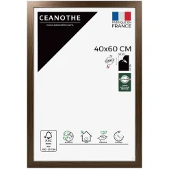 Ceanothe Cadre photo design éternel ébène 40x60 cm Fabriqué en France* Cadre|Cadre 40 X 60 Cm - A2