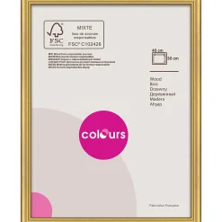 Online Colours Cadre photo doré Méridien l.30 x H.40 cm