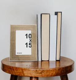 Ornami Cadre photo effet bois tressé beige 10 x 15 cm* Cadre 10 X 15 Cm