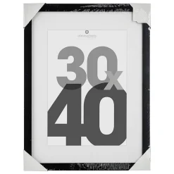 Discount Atmosphera Créateur D'Intérieur Cadre photo Eva - bois et verre - noir - 30x40 cm - Atmosphera