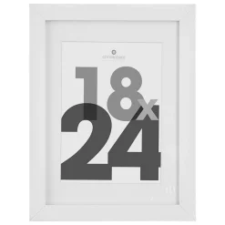 Atmosphera Créateur D'Intérieur Cadre photo Eva - bois et verre - blanc - 18x24 cm - Atmosphera* Cadre