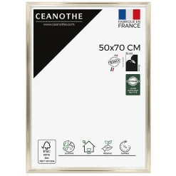 Best Ceanothe Cadre photo julia blanc doré 50x70 cm Fabriqué en France