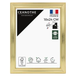 Ceanothe Cadre photo julia doré 18x24 cm Fabriqué en France* Cadre 18 X 24 Cm|Cadre