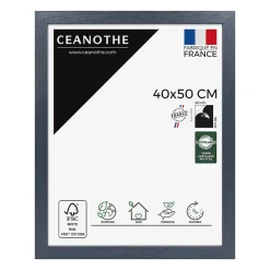 Ceanothe Cadre photo karma gris bleuté 40x50 cm Fabriqué en France* Cadre 40 X 50 Cm