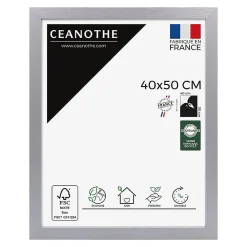 Ceanothe Cadre photo karma gris 40x50 cm Fabriqué en France* Cadre 40 X 50 Cm